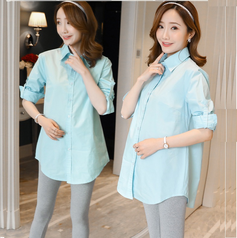 Áo sơ mi bầu form rộng S165