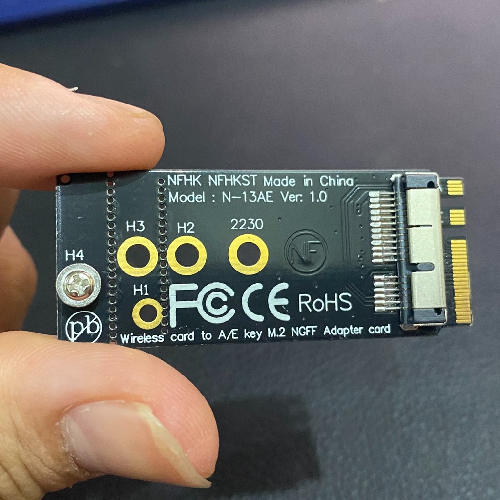 Adapter WIFI Hackintosh Chuyển BCM94360CS2 Sang M.2/NGFF - Thuận