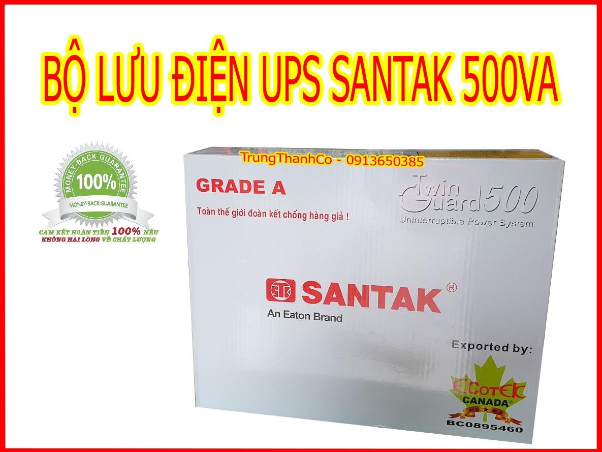 (F) BỘ LƯU ĐIỆN UPS SANTAK 500VA