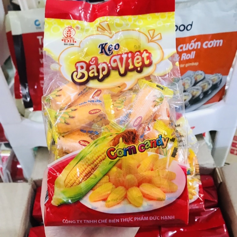 Gói 400g Kẹo Dẻo Bắp Việt Đức Hạnh Thơm Ngon