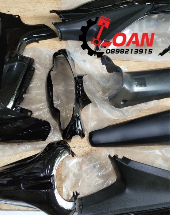 Dàn áo suzuki smash 110 màu đen hàng zin