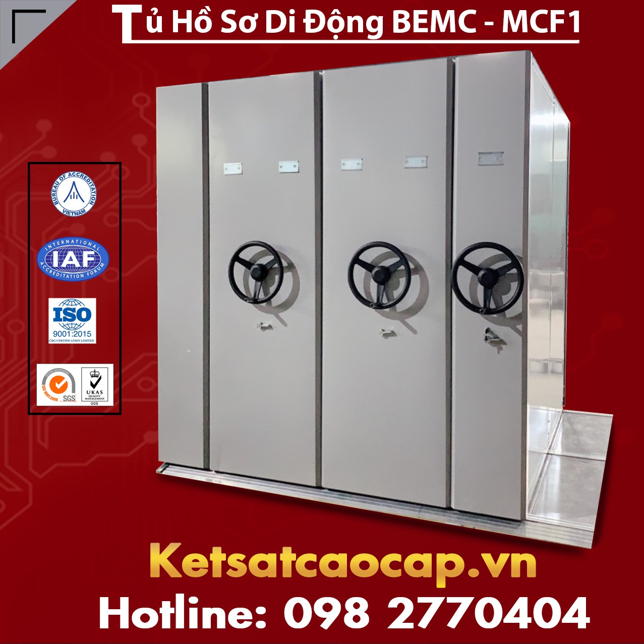 Tủ Hồ Sơ Di Động BEMC - MCF1