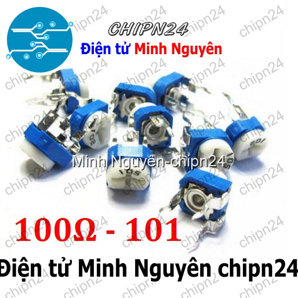 [5 con] (K365) Biến trở cúc áo RM065 100R 101 (Biến trở tam giác 101) - HH005043