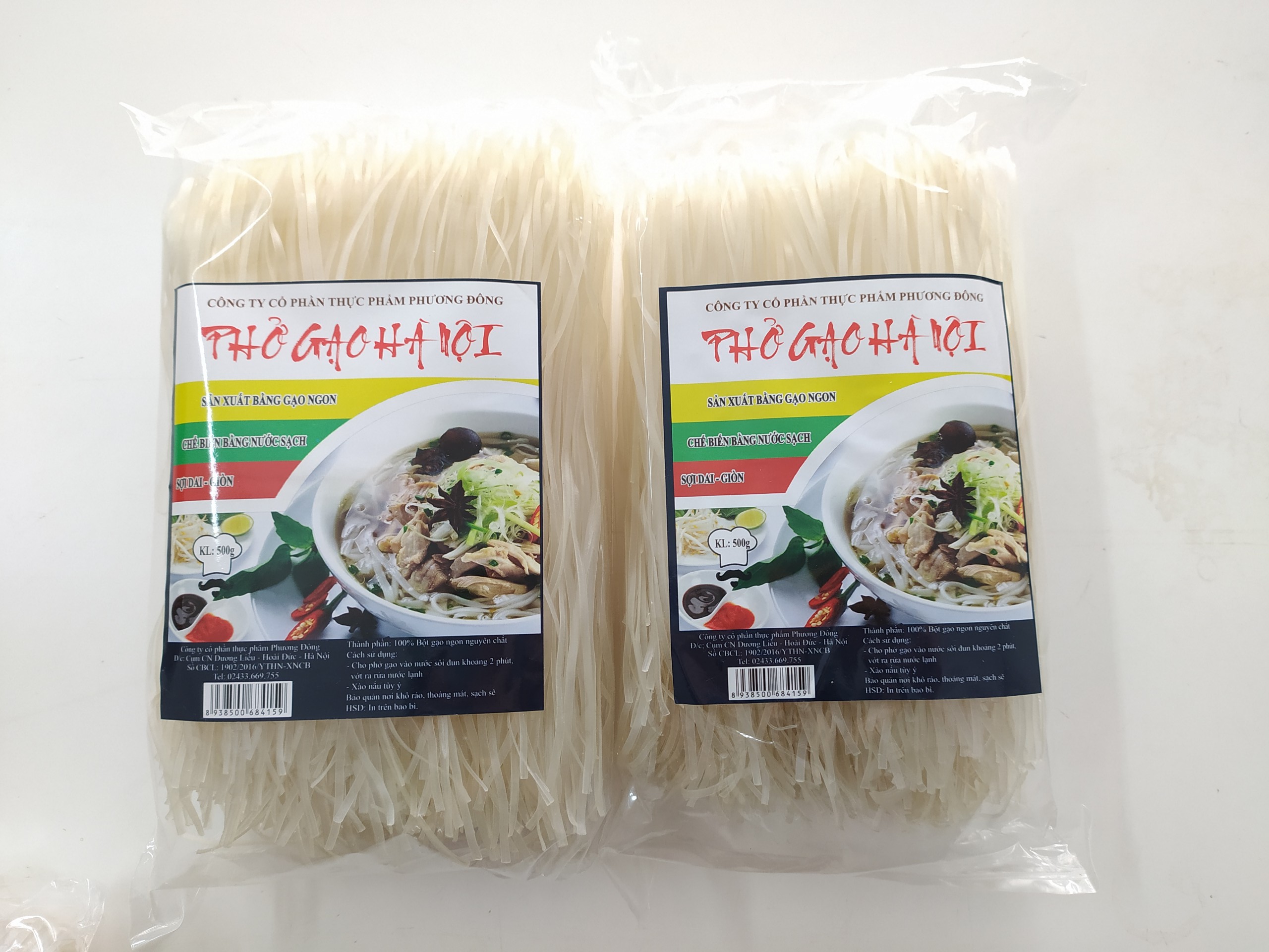 Combo 2 gói Phở gạo Hà Nội 500g