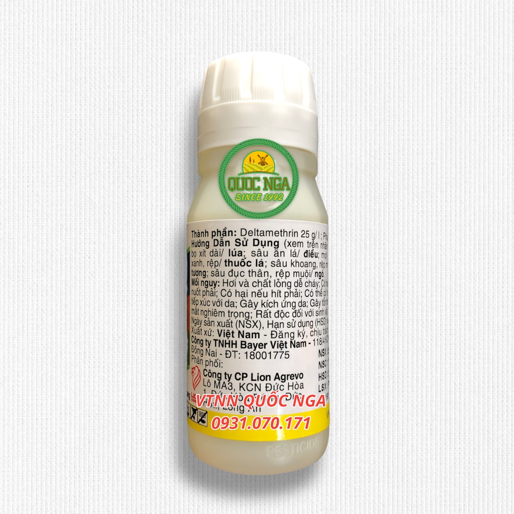 THUỐC TRỪ SÂU DECIS 2.5EC 100ml - CHÍNH HIỆU BAYER