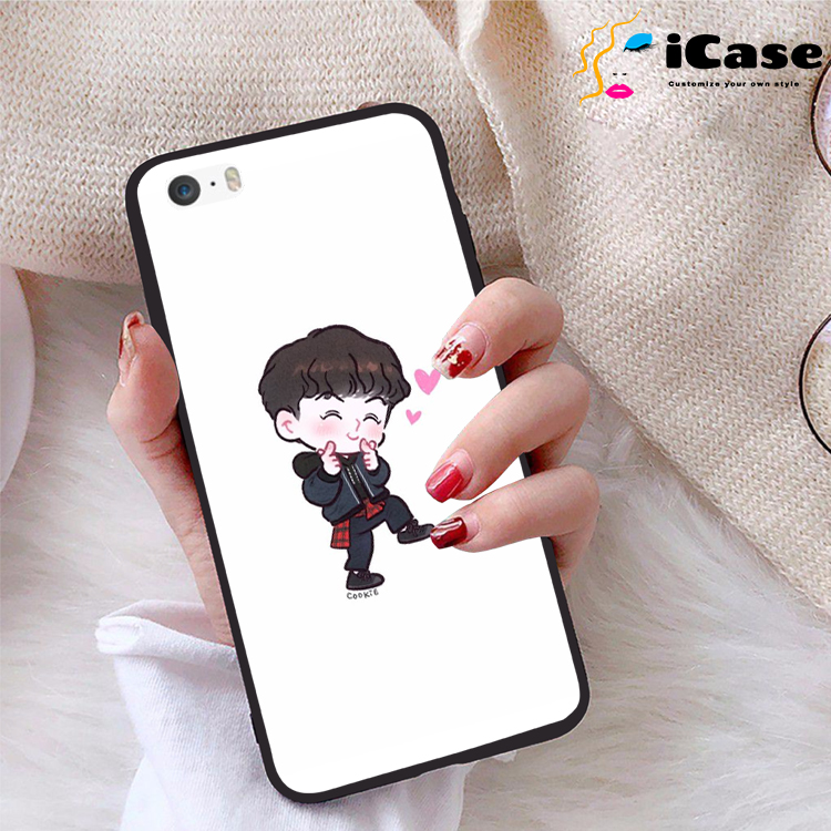 Ốp lưng iPhone 5 viền dẻo TPU BST Chibi