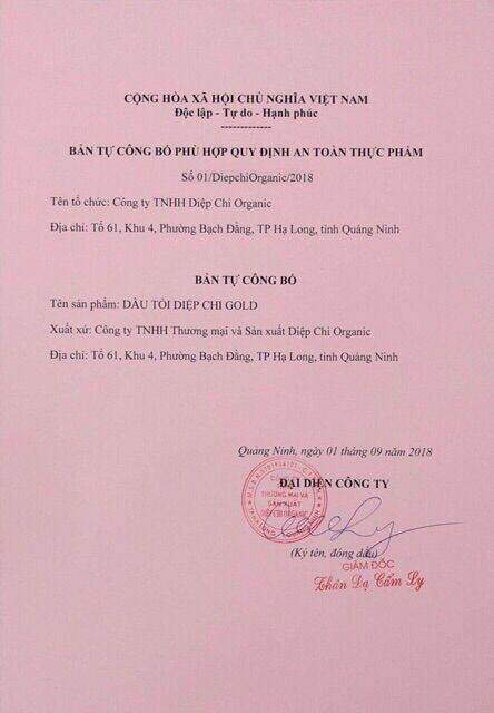 Dầu tỏi Diệp Chi Gold