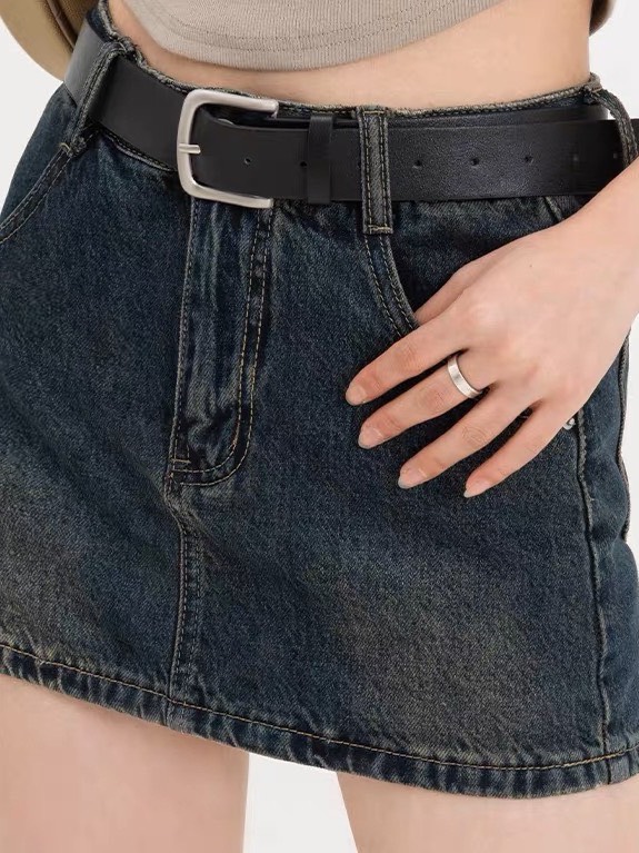 Chân Váy Denim Dáng Ngắn Basic 2 Màu Dễ Phối Đồ 2023 𝘽𝙮.𝘾𝙖𝙢𝙘𝙖𝙢