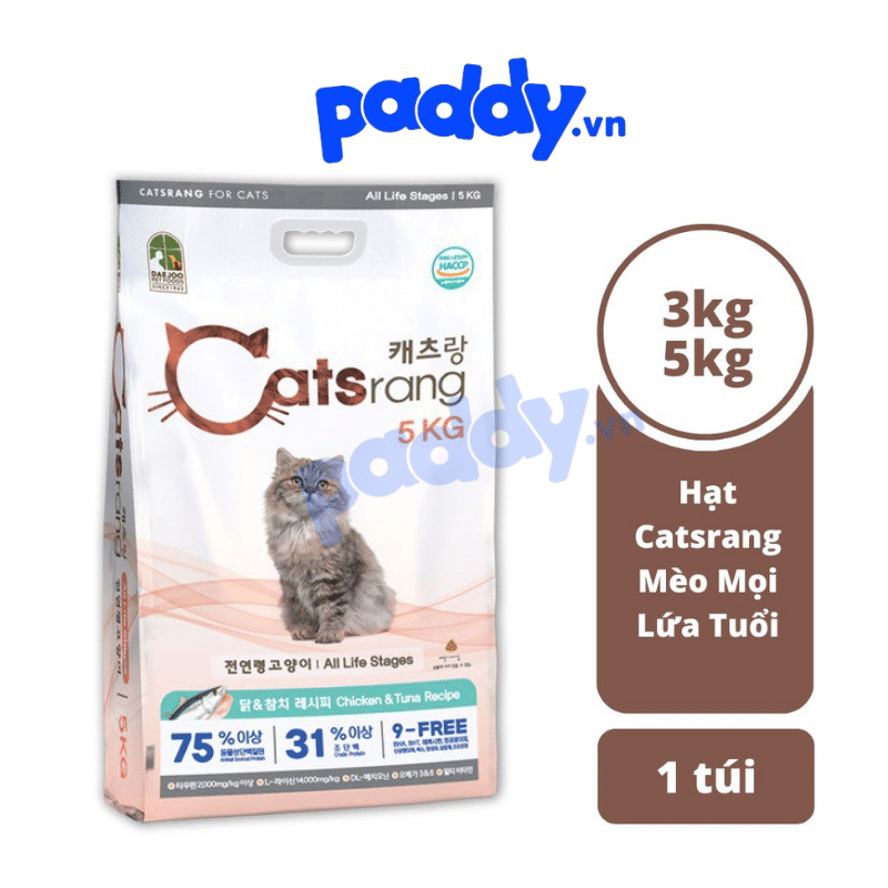 Hạt Catsrang Cho Mèo Mọi Lứa Tuổi
