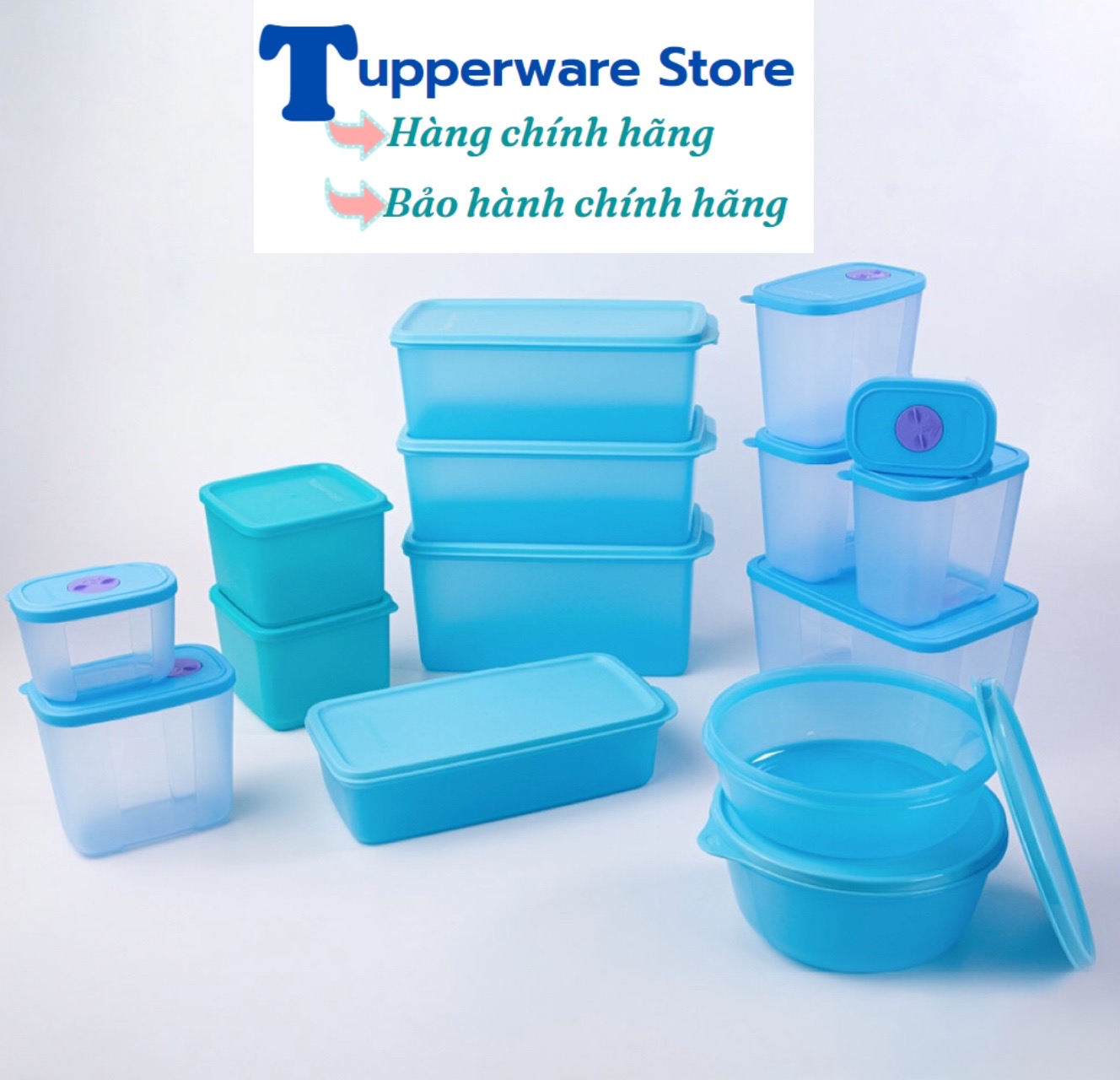 Hộp trữ mát Ocean Blue Tupperware
