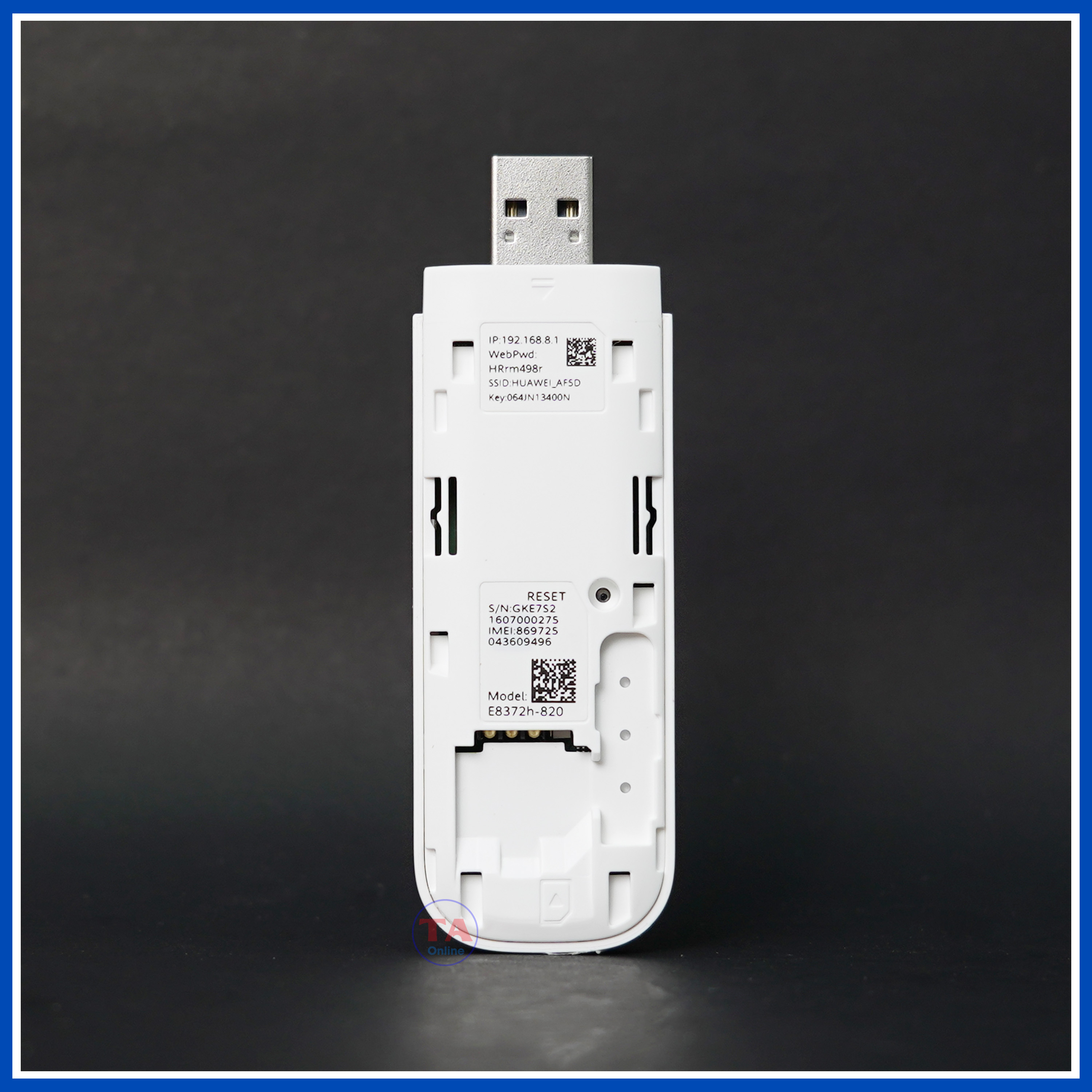 USB Phát Wifi 3G/4G Huawei E8372 Tốc độ 150Mbps Hỗ Trợ 10 User