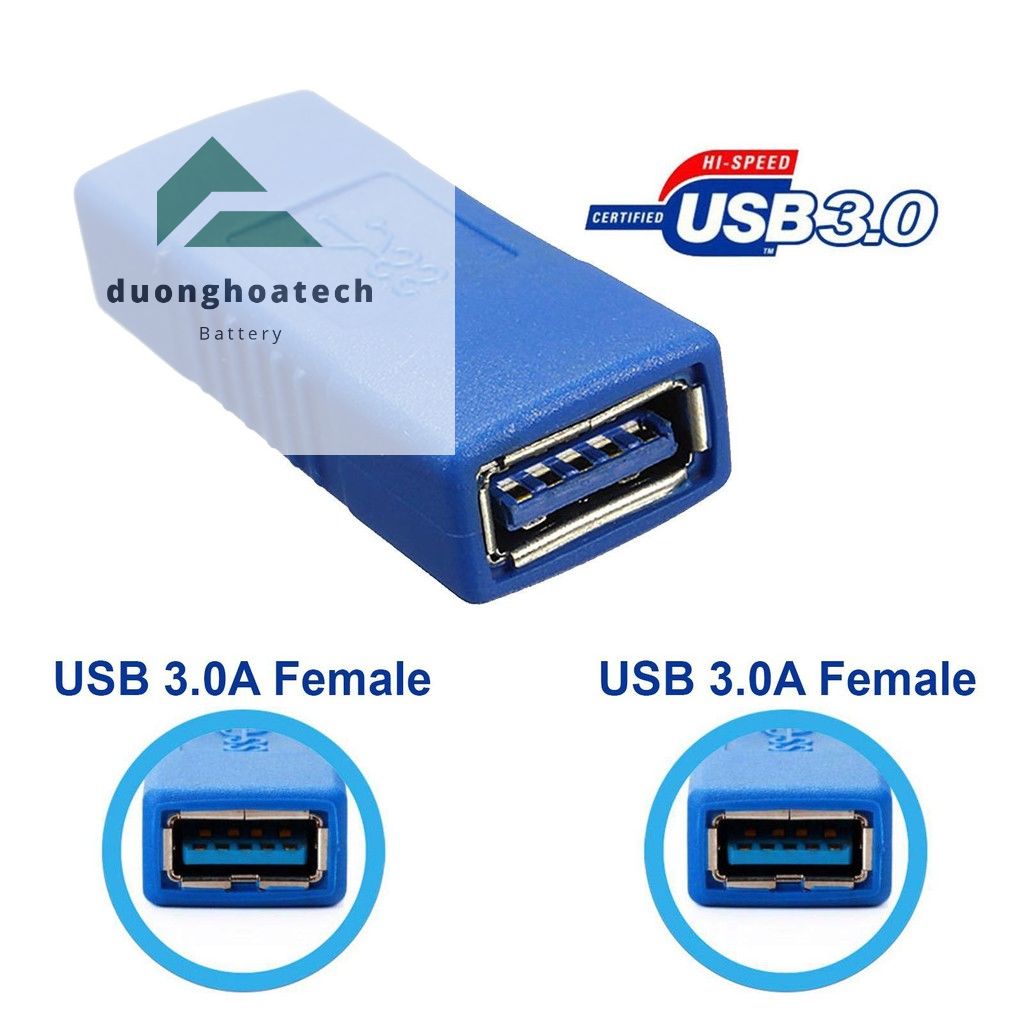 [HCM]Đầu Nối USB 3.0 2 Đầu Cái Unitek YA018