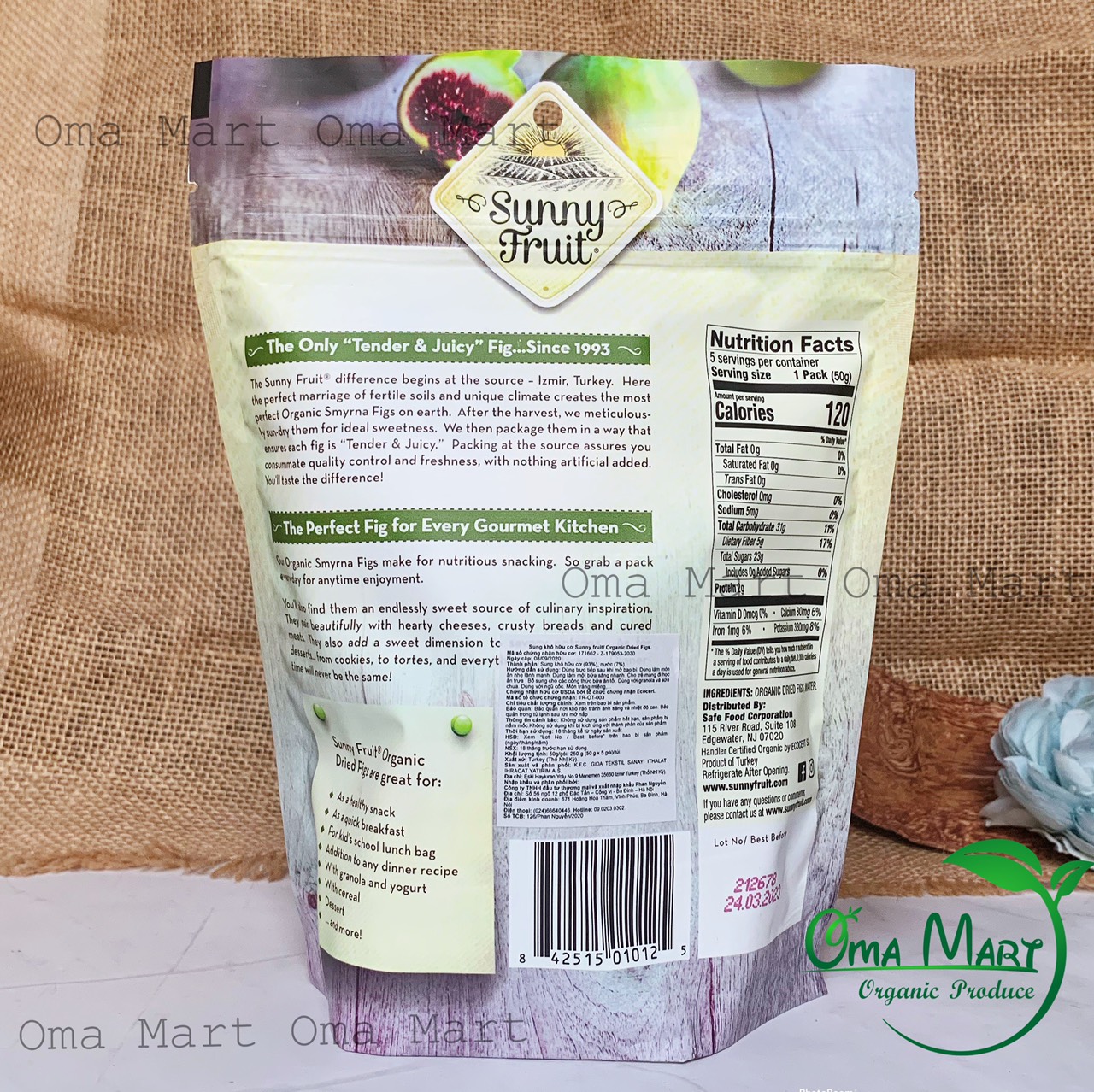 Mận khô hữu cơ Sunny Fruit 150g