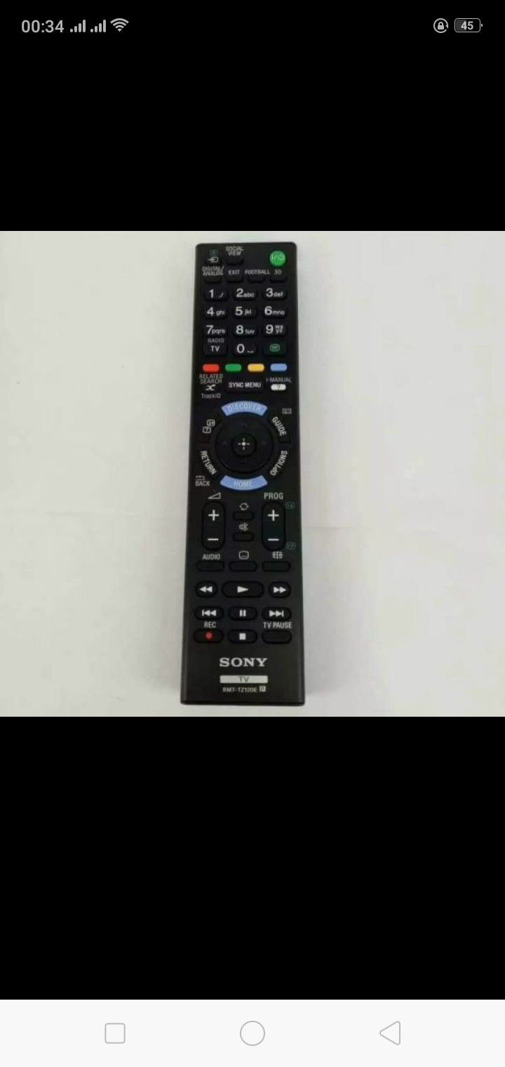Điều khiển tivi sony tz120e