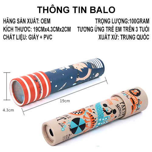 Ống nhòm kính vạn hoa ma thuật cho bé