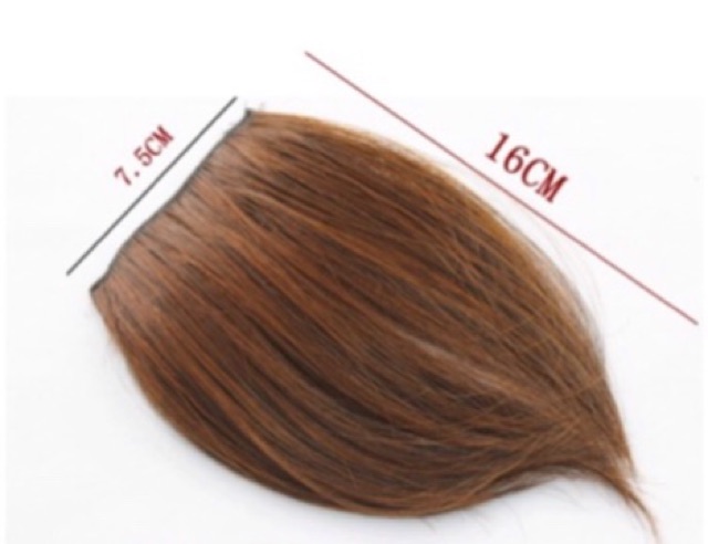 Tóc giả kẹp phồng chân tóc loại ngắn