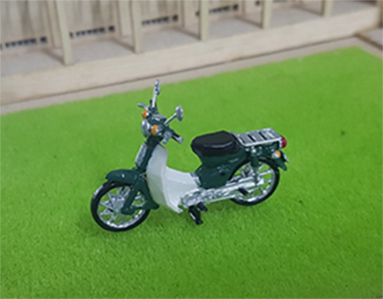 Mô hình xe honda cup chưa sơn + Bộ màu Acrylic