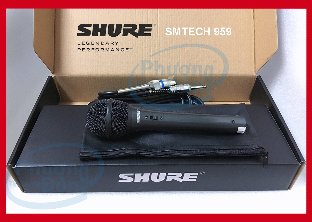 Micro Karaoke SHURE SM-959 có dây chất lượng độ bền cao