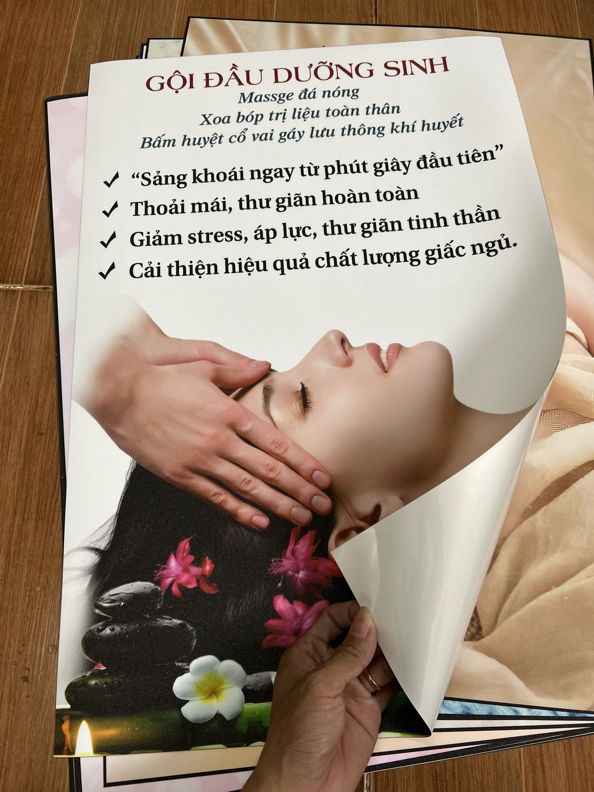 TRANH DÁN TƯỜNG SPA - TRANH SPA ĐẸP DY250