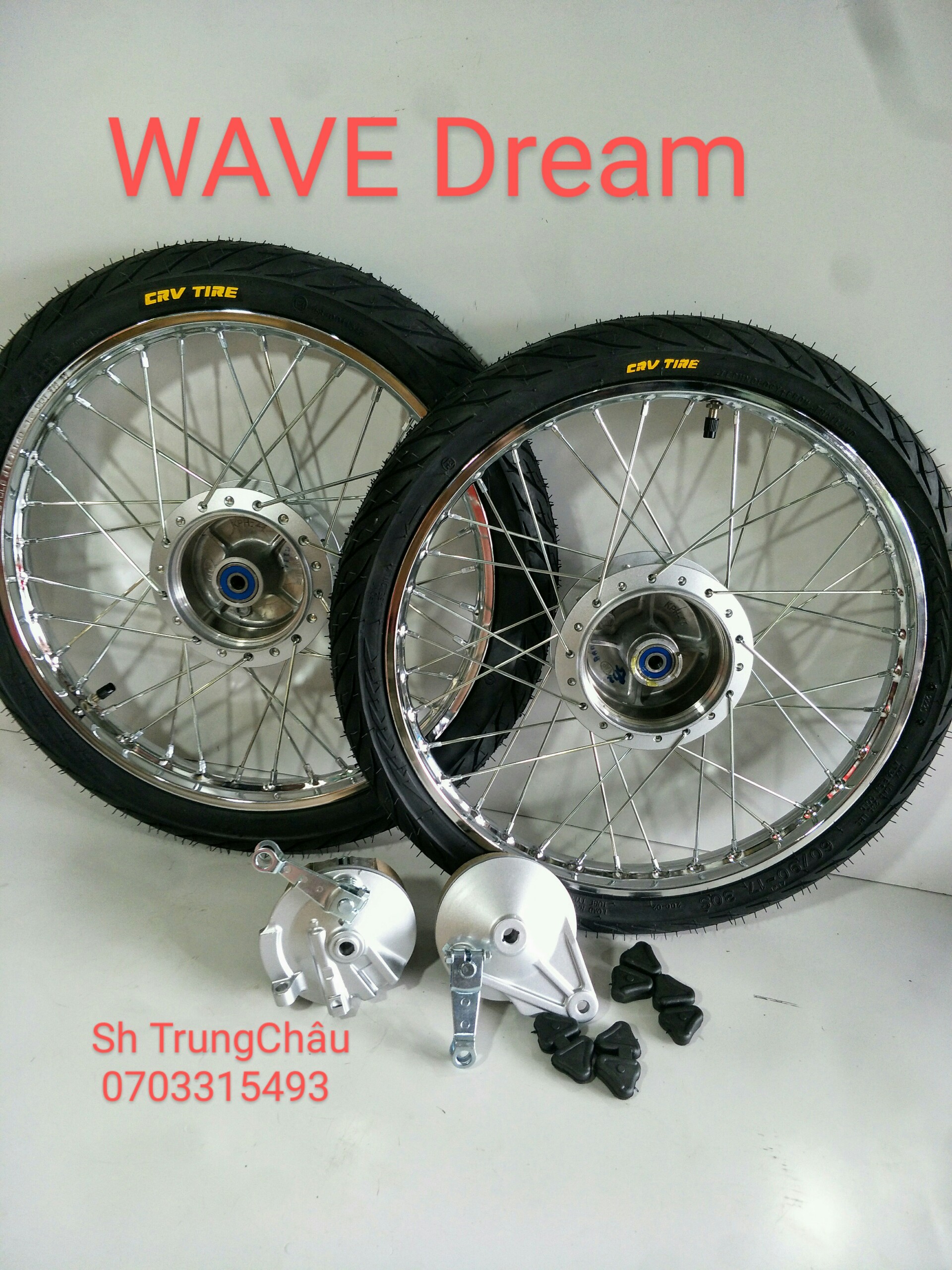 Combo bánh căm WAVE Dream về xỏ cốt là chạy