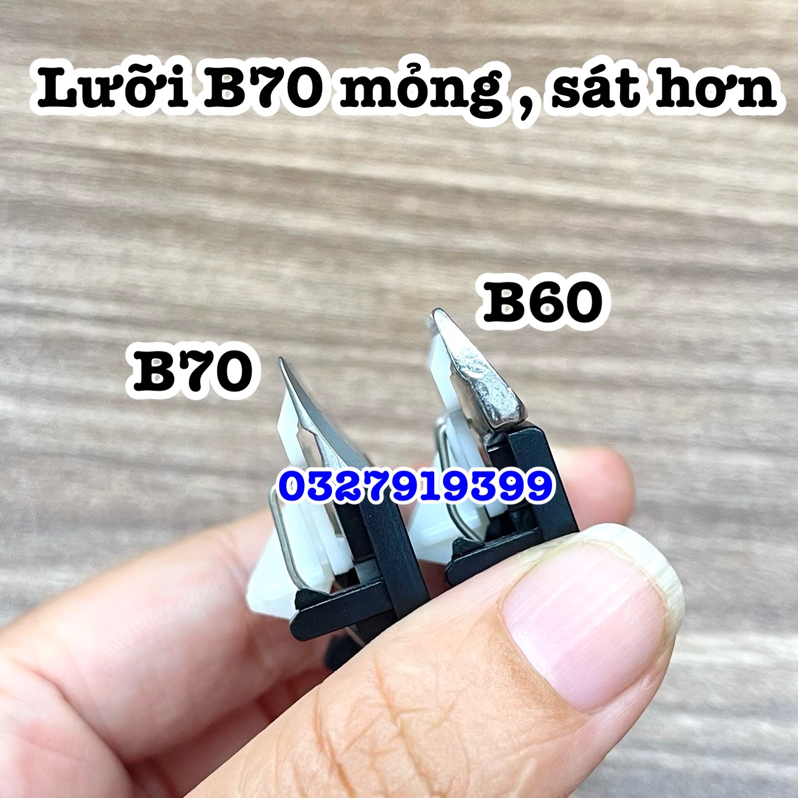 Lưỡi Tông Đơ B70 Sắc Bén - Thay Thế Chân Thấp Tiết Kiệm Chi Phí Cho Tông Đơ Cắt Tóc Chuyên Nghiệp