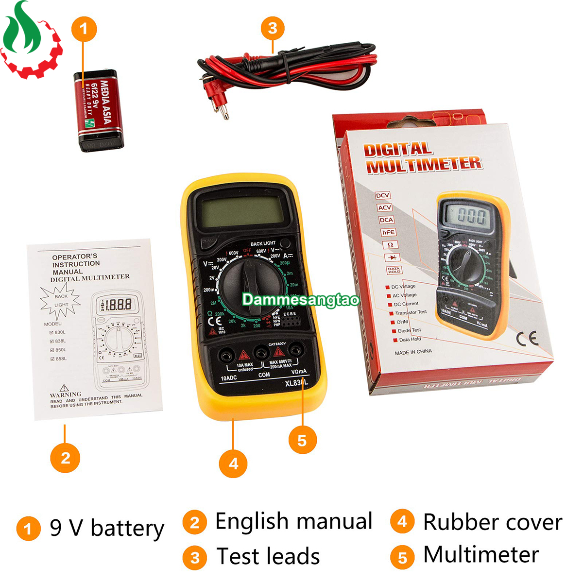 Đồng hồ đo vạn năng vom XL830L