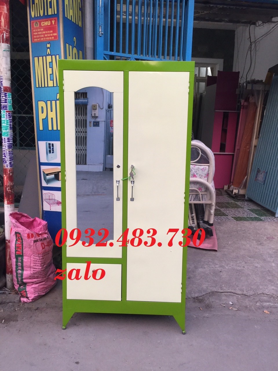 tủ sắt 2 cánh - TQA16-07