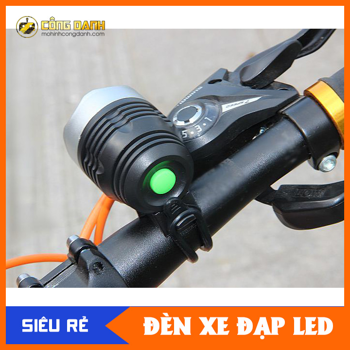 Đèn xe đạp siêu sáng chống nước
