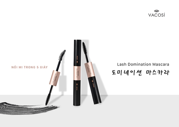 Masscara Vacosi 2 Đầu Làm cong & dài mi VM09