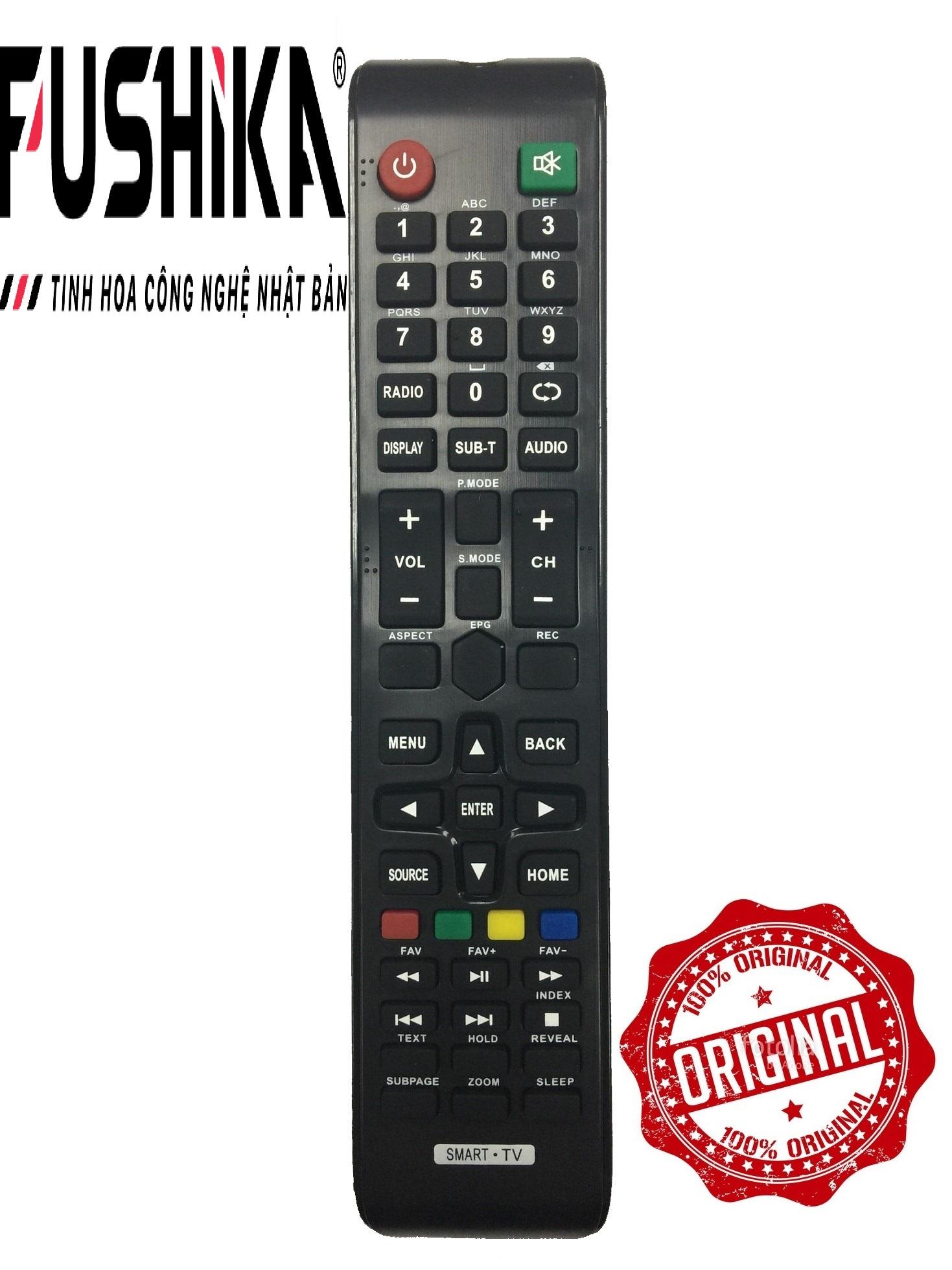 Remote điều khiển tivi pushika fushika smart mẫu 1
