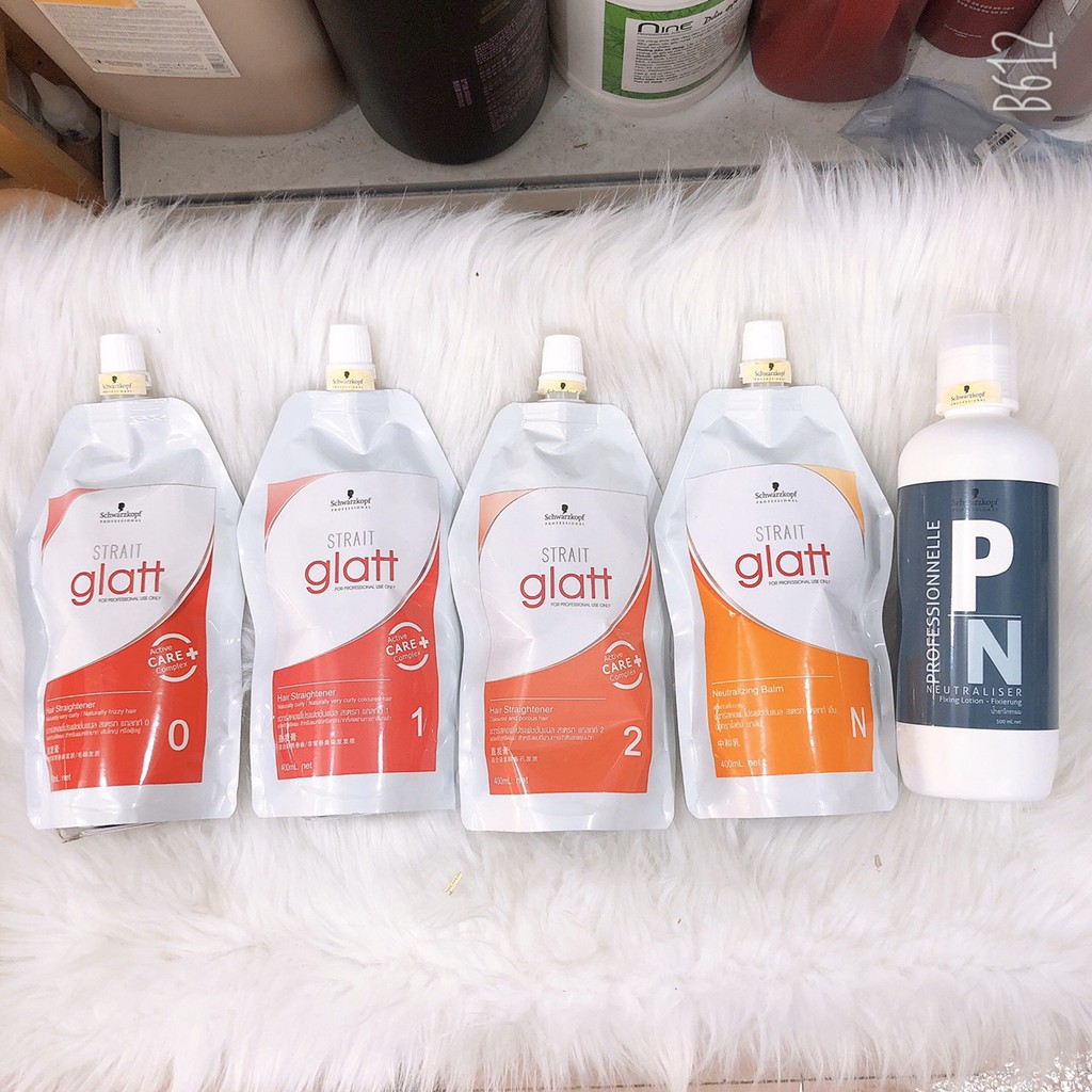 [HCM]Thuốc Duỗi Tóc Siêu Thẳng Schwarzkopf Glatt 400Ml