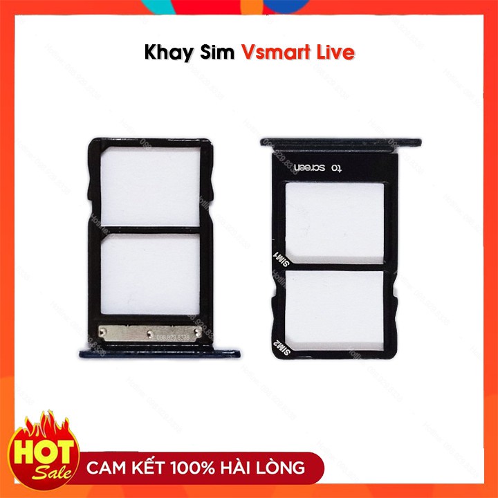 Khay sim / khay đựng sim điện thoại vsmart live zin bóc máy