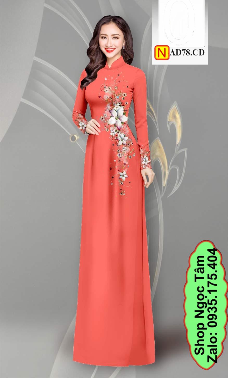 Vải may bộ / áo dài 3D - N 78