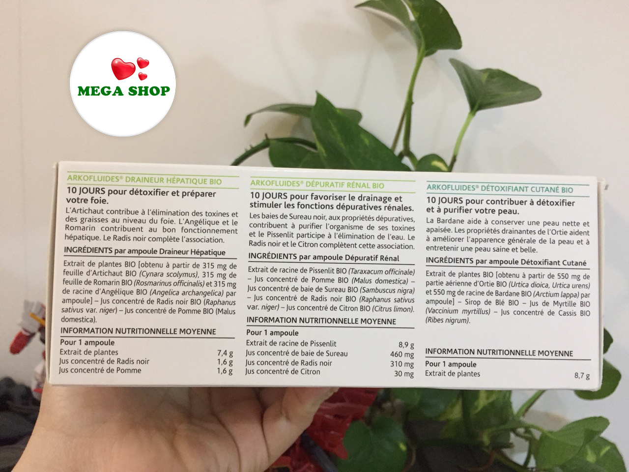 DETOX THẢI ĐỘC GAN - THẬN - DA Arkopharma Programme Detox Bio 30 ngày - Hàng Pháp