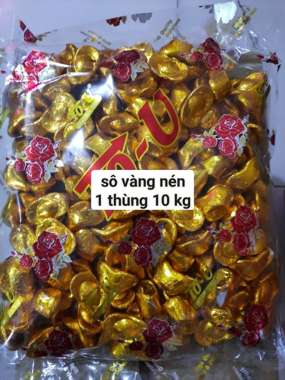 [Hàng Tết 2026] Socola Vàng Thỏi Thần Tài