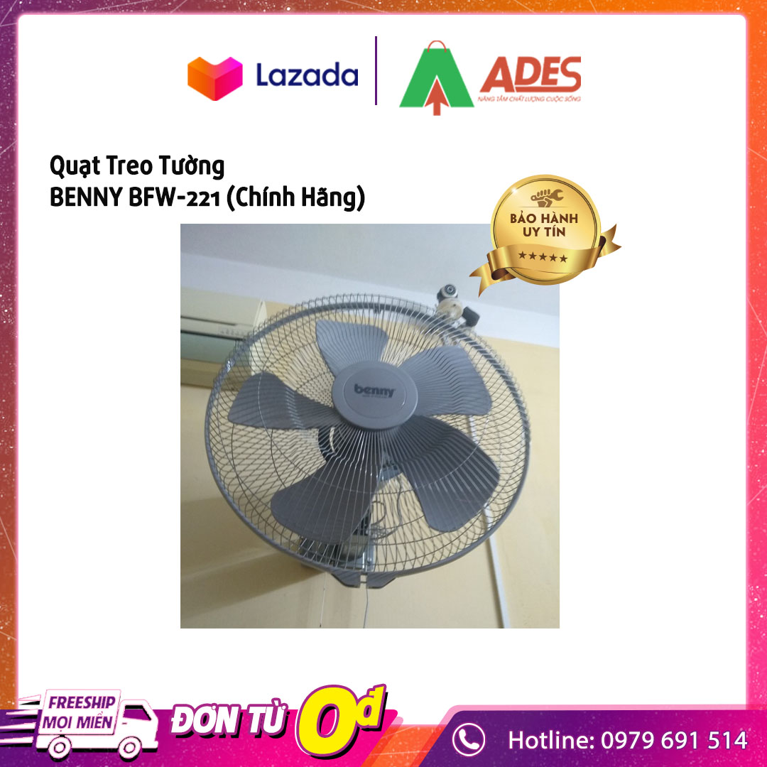 Quạt Treo Tường BENNY BFW-221 - BH 12 Tháng