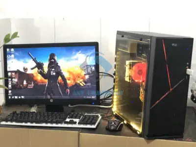 [HCM]PC chơi game A6 6400 3.6Ghz/ Ram 8G/ Vga 4G/ ssd 120G/ Case nguồn/ phím chuột LED Màn hình 19inch (như hình)