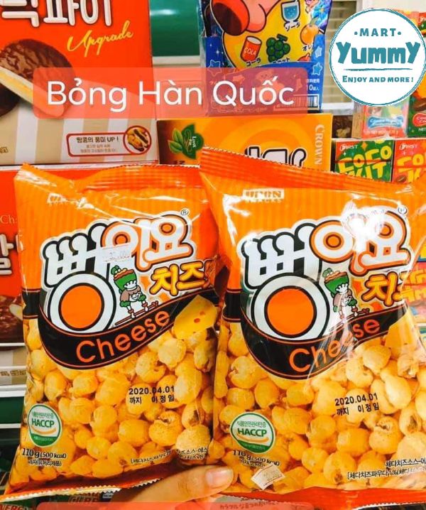 Bắp rang bơ vị phô mai Hàn Quốc 255 gram (Bỏng ngô, bắp rang Hàn Quốc)