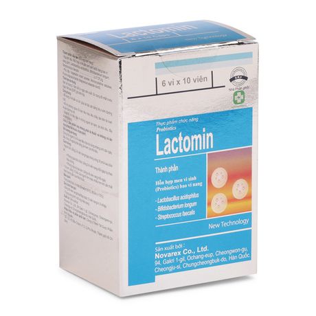 Viên uống Lactomin Hàn Quốc (Hộp 60 viên) [lactamin dạng viên, men vi sinh]