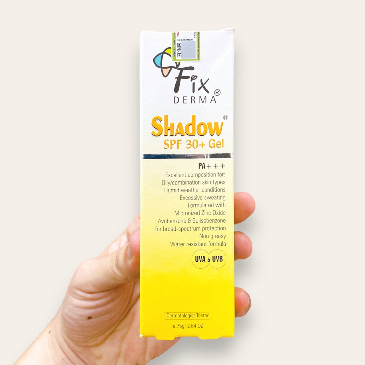Kem chống nắng FixDerma Shadow Cream - 75gam