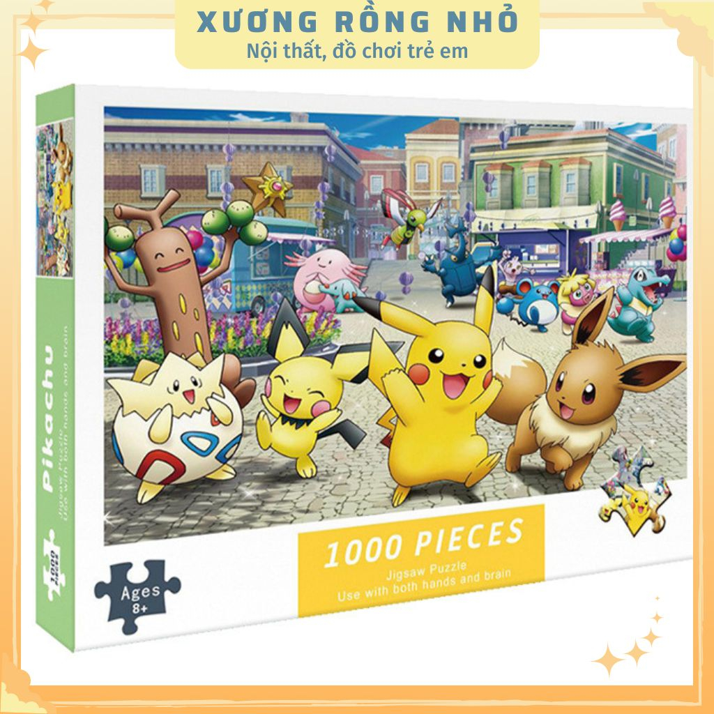 Bộ Tranh Ghép Xếp Hình 1000 Mảnh Jigsaw Puzzle nhiều chủ đề