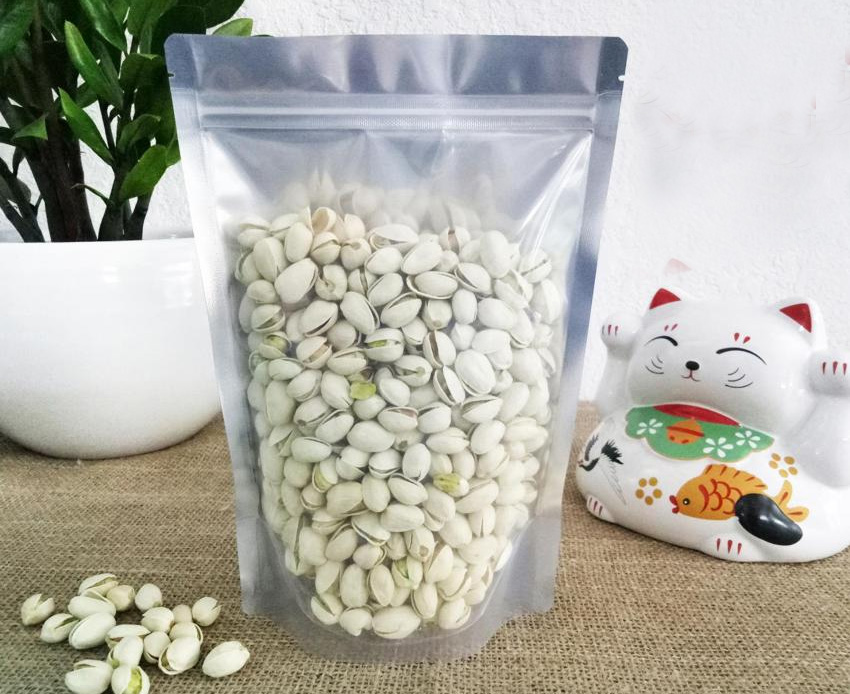 [HCM]1kg Túi zip đáy đứng mặt bạc mặt trong (túi zipper đáy đứng mặt bạc mặt trong)