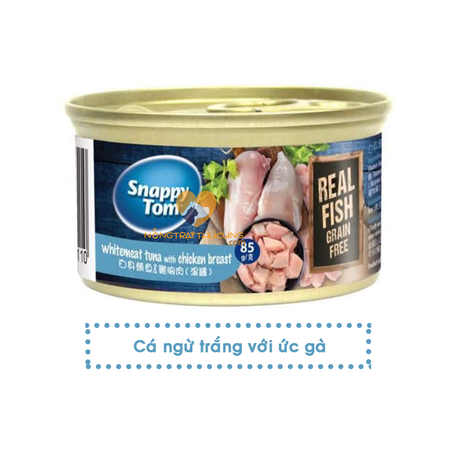 Pate Cho Mèo Snappy Tom Premium Lon 85g - Đủ Vị - [Nông Trại Thú Cưng]