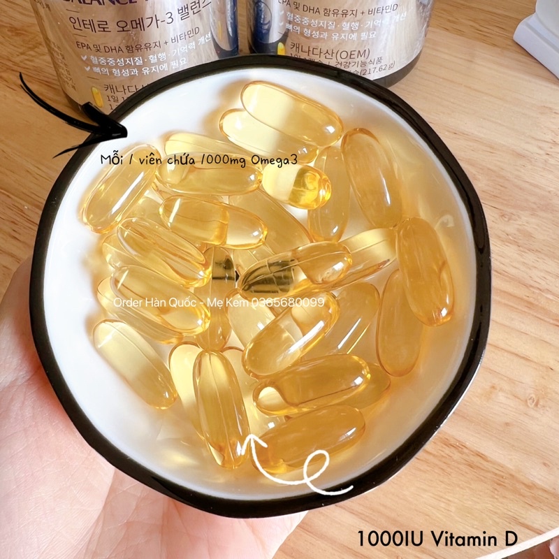 Viên uống Omega3 cao cấp Intero