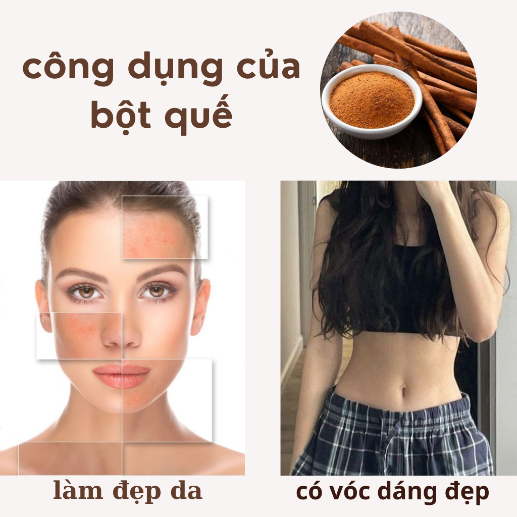 Bột quế nguyên chất gói 20gr, 50gr, 100gr