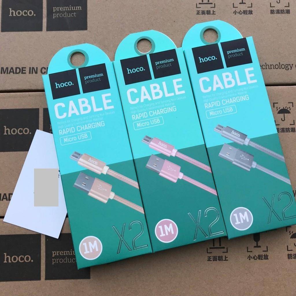 DÂY SẠC CÁP SẠC DÙ MICRO USB các máy có cổng MICRO USB HOCO X2 - KOI TECH