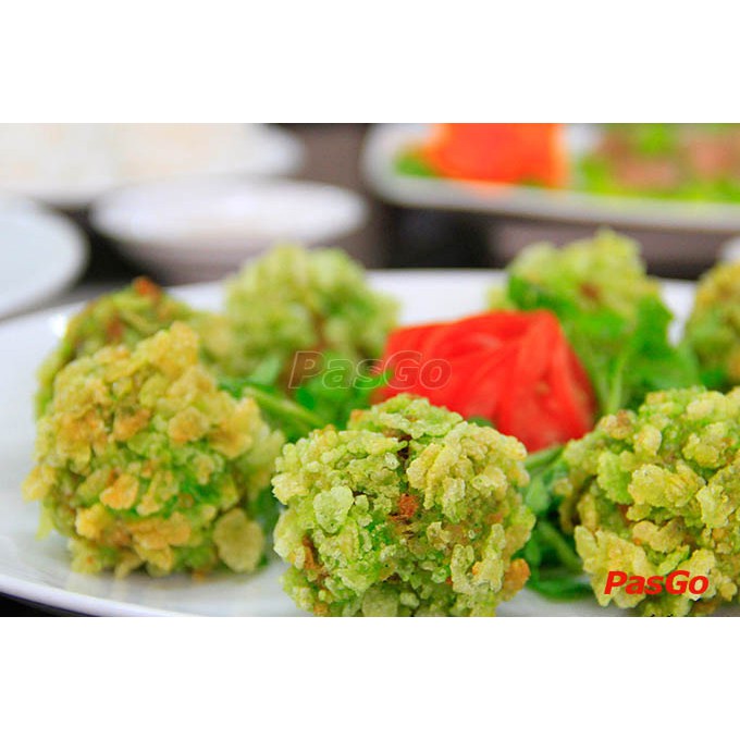 [HỎA TỐC - HCM ] Chả Cá Tẩm Cốm Xanh 35 Viên 1 Khay 500Gr