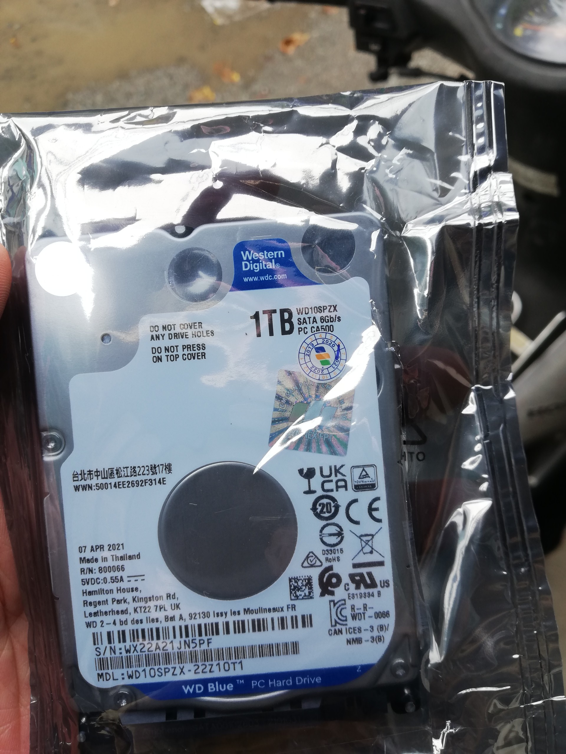 [HCM]ổ cứng WD Blue 1TB cho Laptop