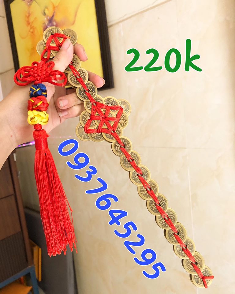 Kiếm tiền xu thất tinh phong thủy 32cm