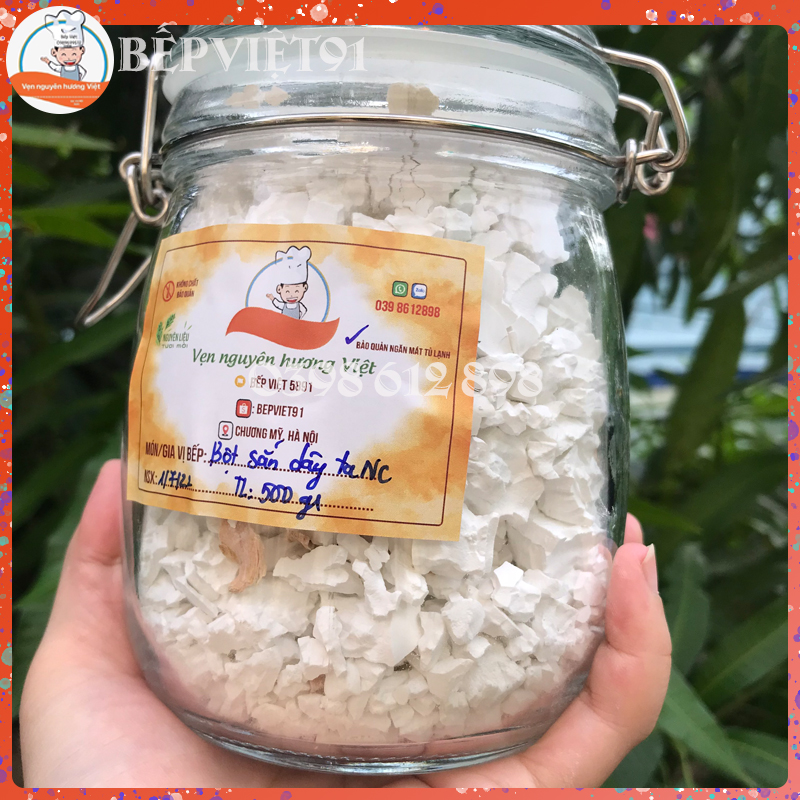 Bột Sắn Dây Ta Nguyên Chất Nhà Làm ( Không Pha Tạp )